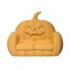 Pumpkin Jewelry Storage Ornament, 3D Printed Halloween Pumpkin Sofa Shape, Handicrafts for Rings Earrings Table Decoration