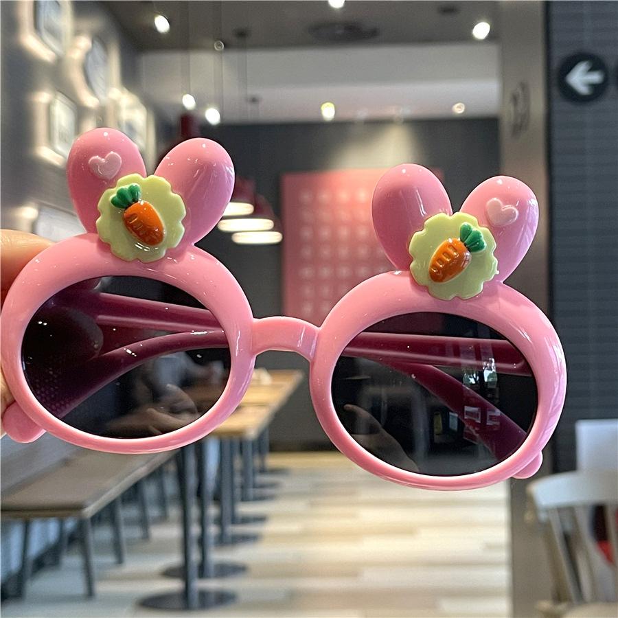 Bunny Children'S Sunglasses Baby Cute Sunglasses Uv Protection Cartoon Super Cute Bow Glasses Women