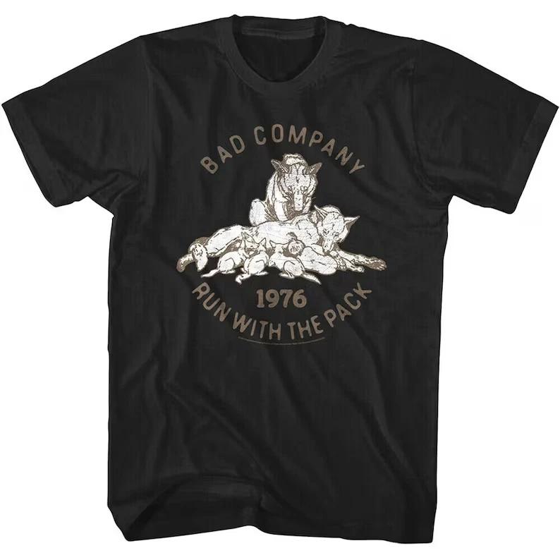 Футболка Bad Company Волк Мать Беги с стаей Супергруппа Футболки групп M
