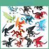 Western Mythical Creatures Pvc Model Pack With Ice Fire Dragons For Collectors And Decor