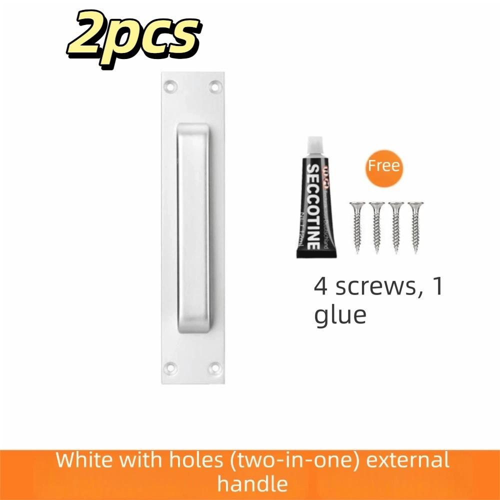 Rust-Resistant Aluminum Zinc Zinc Alloy Door Handle Drilling Installation Handle  Security Doors