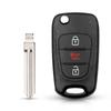 S Per Hyundai I20 I30 Ix35 I35 Accent Kia Picanto Sportage K5 Guscio Chiave Telecomando Pieghevole a 3 Pulsanti Custodia Chiave
