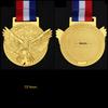 Customized Metal Medal, Commemorative, Gold, Silver, Copper, School Sports Activities Award, Home Small Decoration, 1Pc