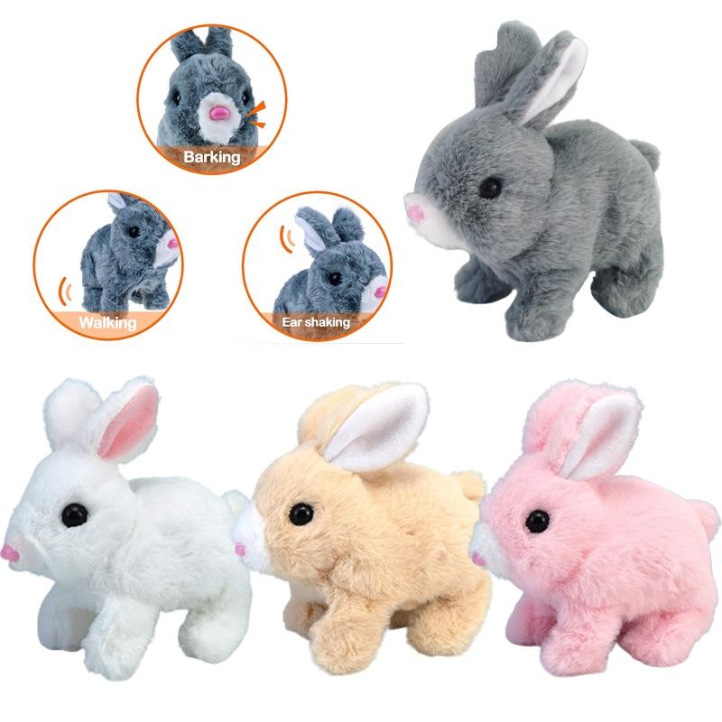 Elektronisches Kaninchen Plüschtier Geschenk für Kinder Pädagogisch Interaktiv