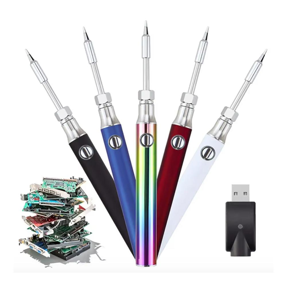 510 Thread Pen Solder Iron 3 Gear Adjustable Voltage 350mAh Mini Soldering Iron Kit Smart Power Pen Welding Tool Kit