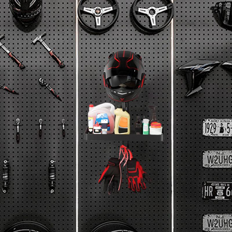 Motorcycle Helmet Rack Wall Mount Scooter Safety Hat Holder For Gloves Backpacks Helmet Storage Rack Motorcycle Accessories