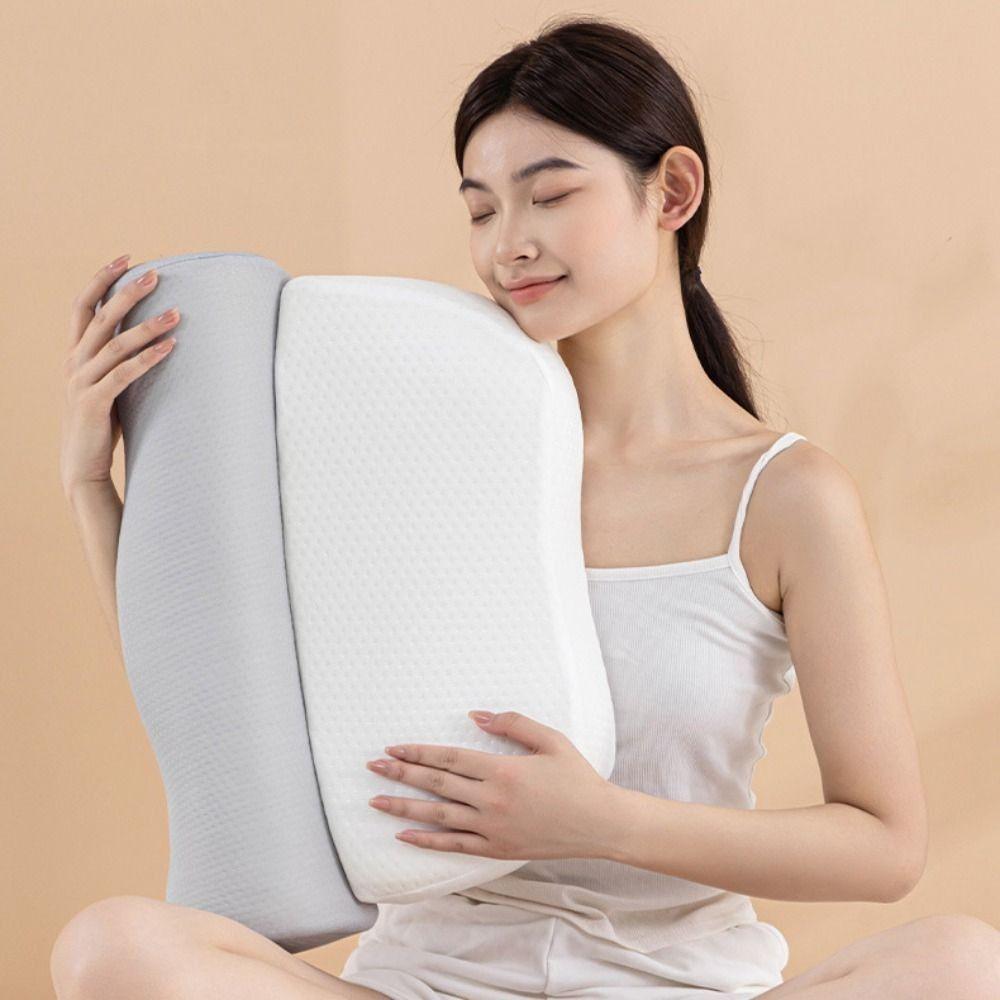 Slow Rebound Spine Traction Pillow Adjustable Neck Support Pillow Cervical Neck Pillow  Office