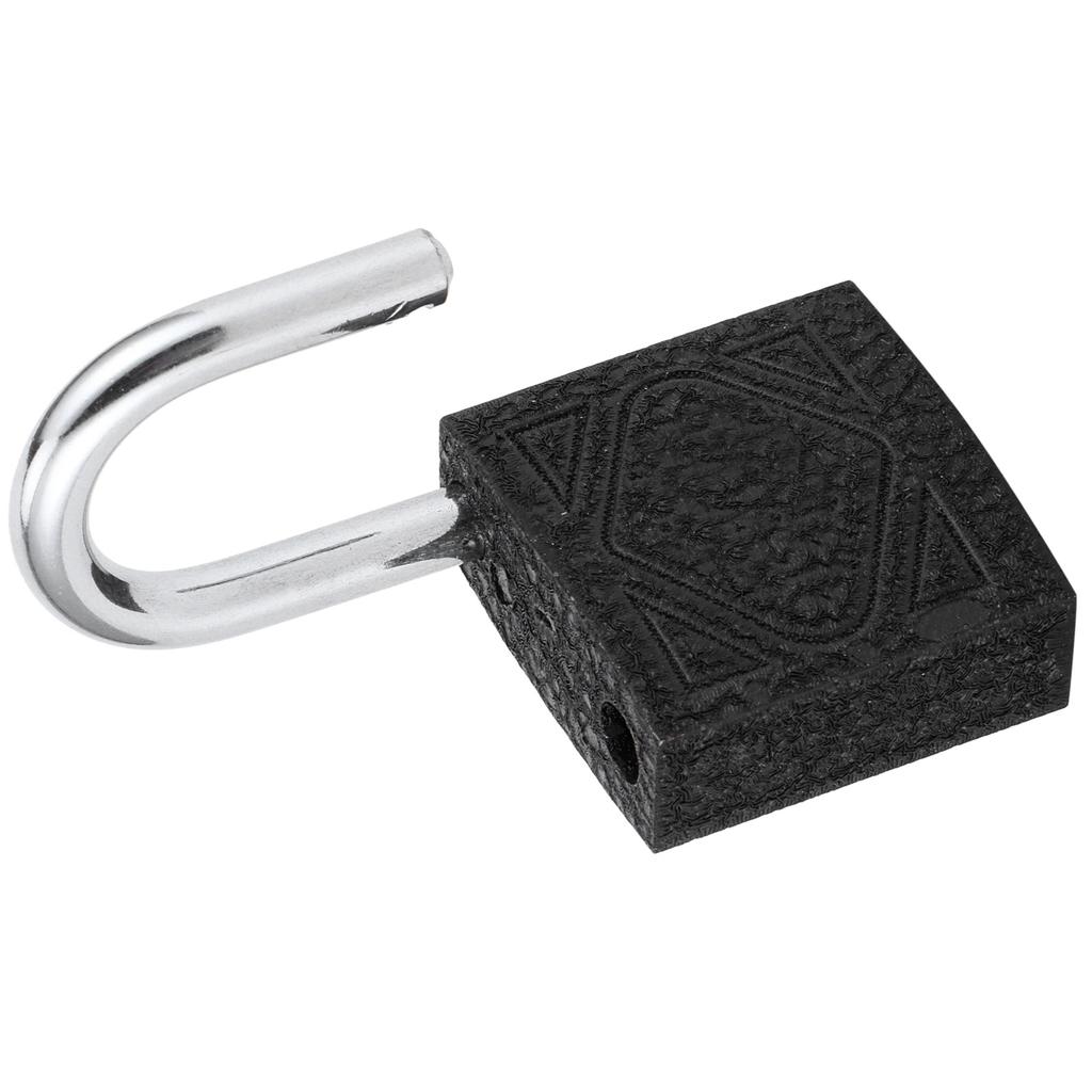 Lucchetto con Nucleo in Ottone e Serratura Nera Spessa in Ferro per Casa Dormitorio Lucchetto Portatile 50mm