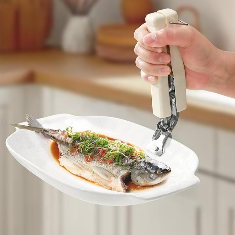 2Pcs/set Anti-scalding Clip Bowl Clip, Anti-scalding Clip For Kitchen, Steamed Vegetables, Stainless Steel Heat Insulation Plate Bowl Clip