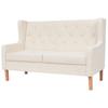 Day and Night - Day and Night 2 Seater Sofa Cream White Fabric