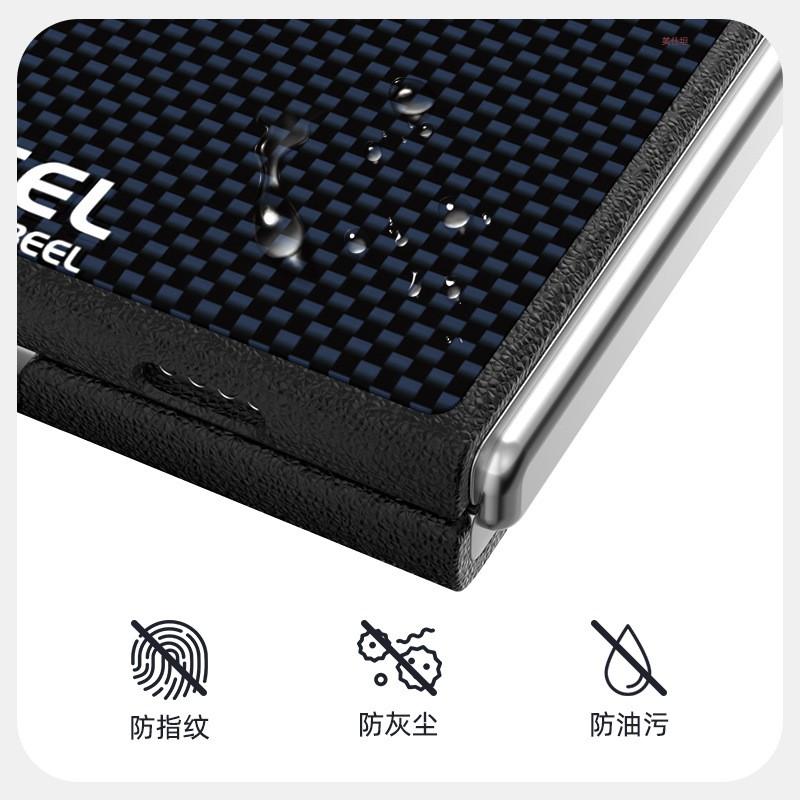 Magnetic Phone Case IPhone Duo Ultra-Thin Shockproof Carbon Fiber Texture Mens Protective Cover