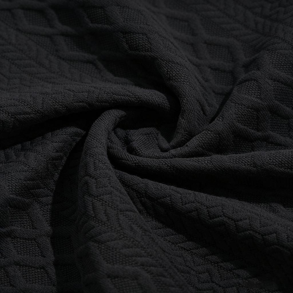 Herren Freizeit Pullover mit halbem Reißverschluss, Stehkragen, langen Ärmeln und Leder-Reißverschlussschieber