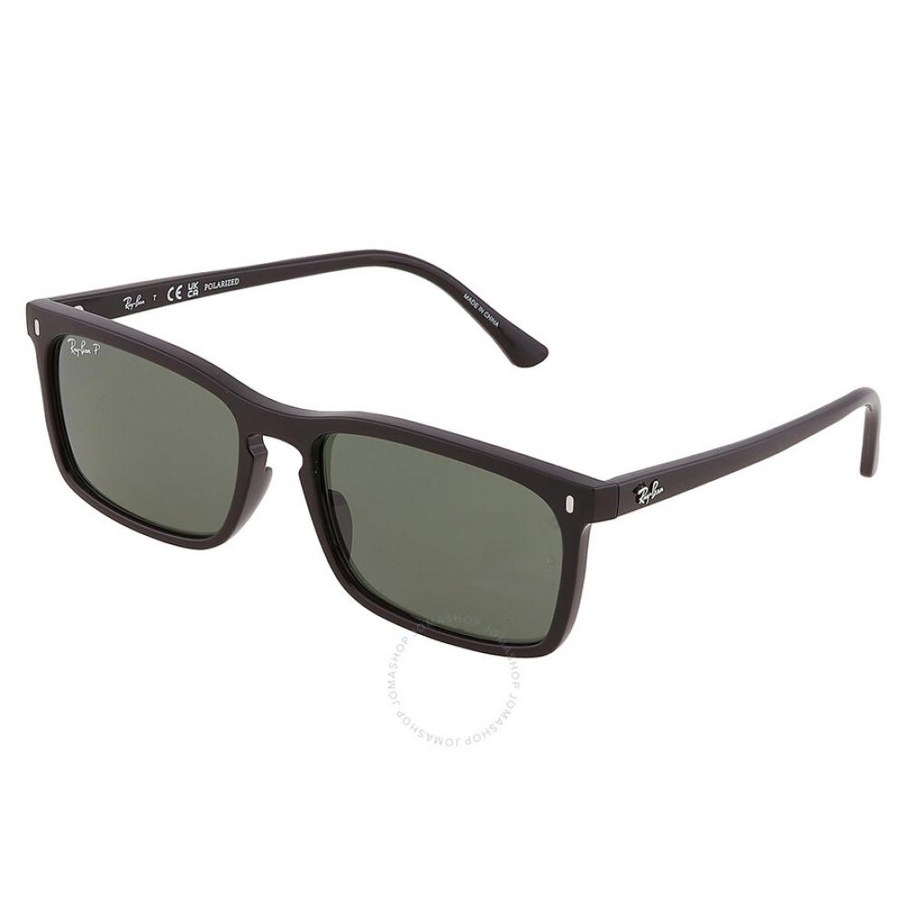 Ray Ban Polarized Green Rectangular Unisex Sunglasses Rb4435 901 58 59