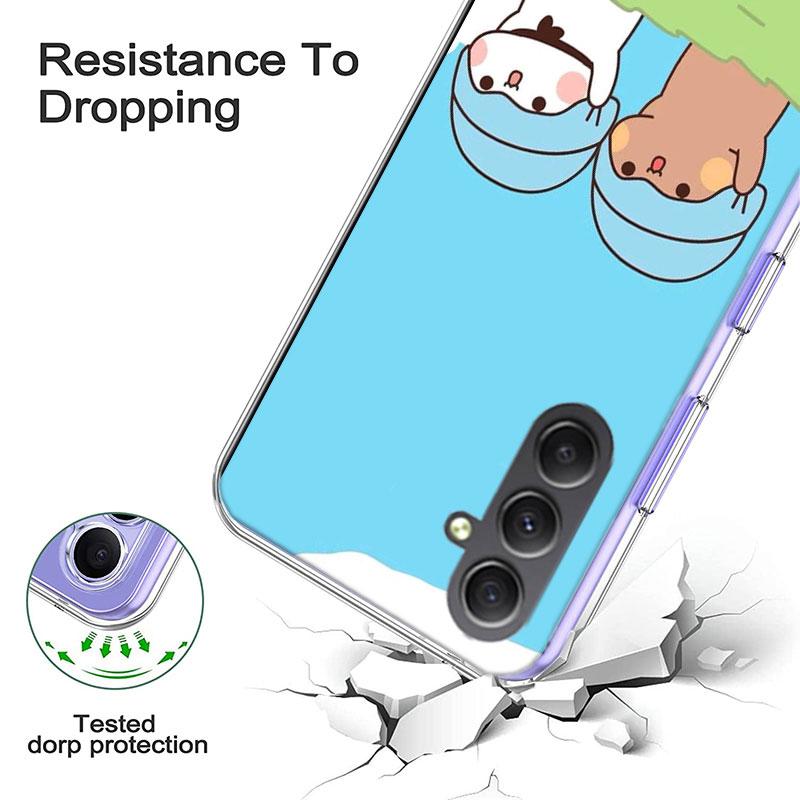 Cute BuBu DuDu Phone Case for Samsung A17 A37 A57 A07 A16 A26 A36 A56 A06 A02S A12 A22 A32 A52S A04S A14 A24 A34 A54 A03 A13 A33