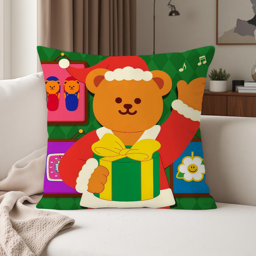 

Happy Wwiggle Cartoon Pillow Case Suitable For Bedrooms Living Rooms Cars Home Decoration 30cmx30cm