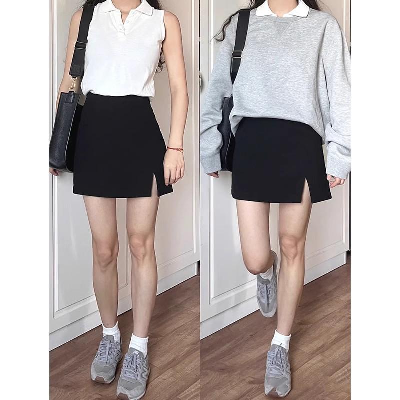 

Women s Black High-Waist Slimming Mini Skirt for Pear-Shaped Figures XL