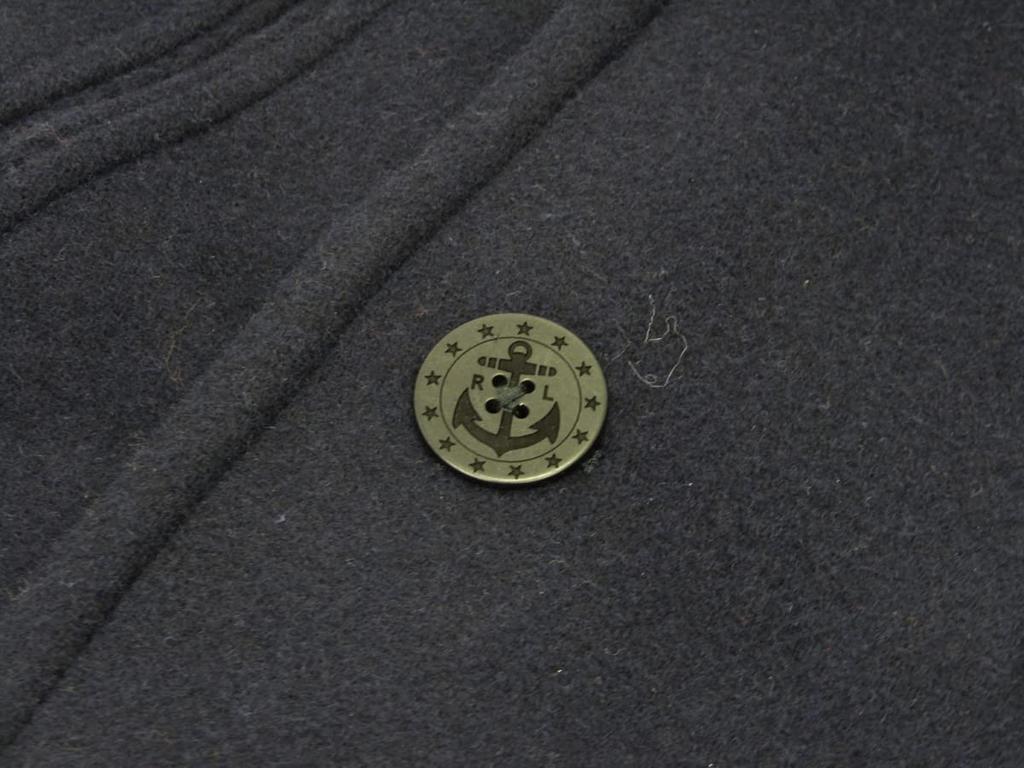 POLO RALPH LAUREN Wool Size 0101859 Men's Peacoat, M, Navy,