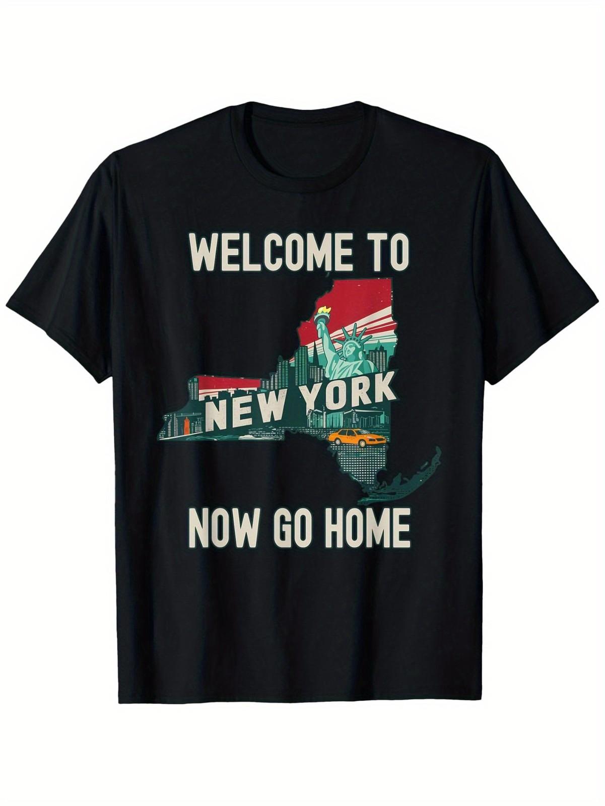 Funny Welcome to New York Retro Design, Funny New York T-Shirt, Suitable for M S разноцветный