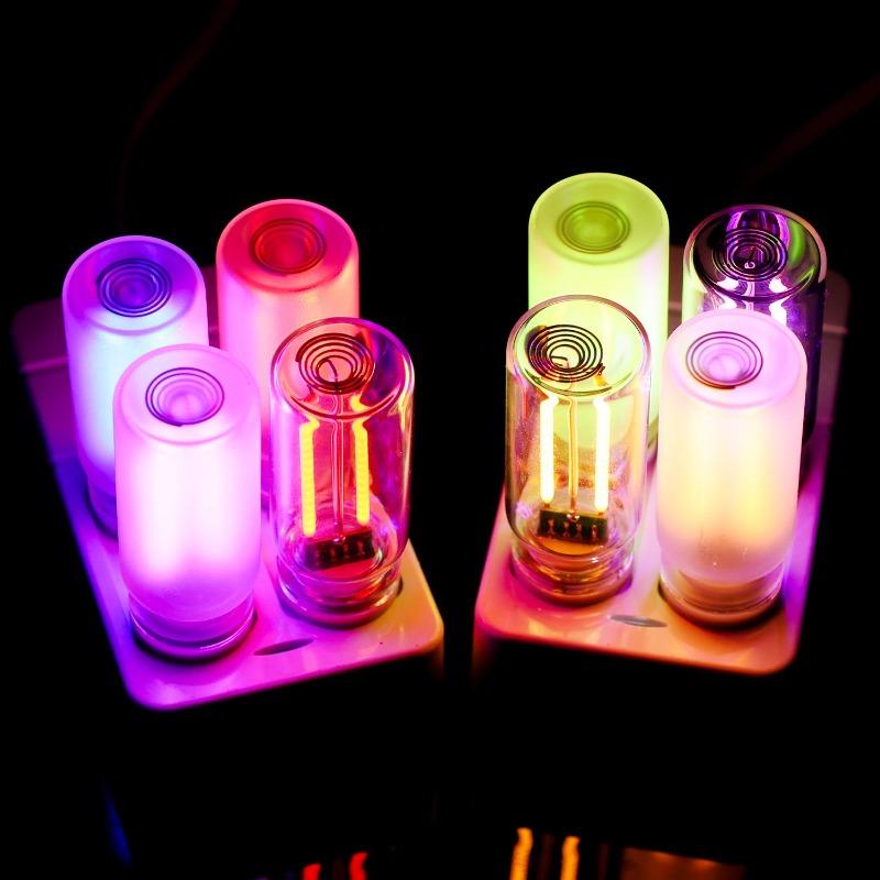 1/2pcs Car Camping Room Decor USB Touch Control LED Night Light Atmosphere Light Bulb Incandescent Lamp LED Filament Light Bulb