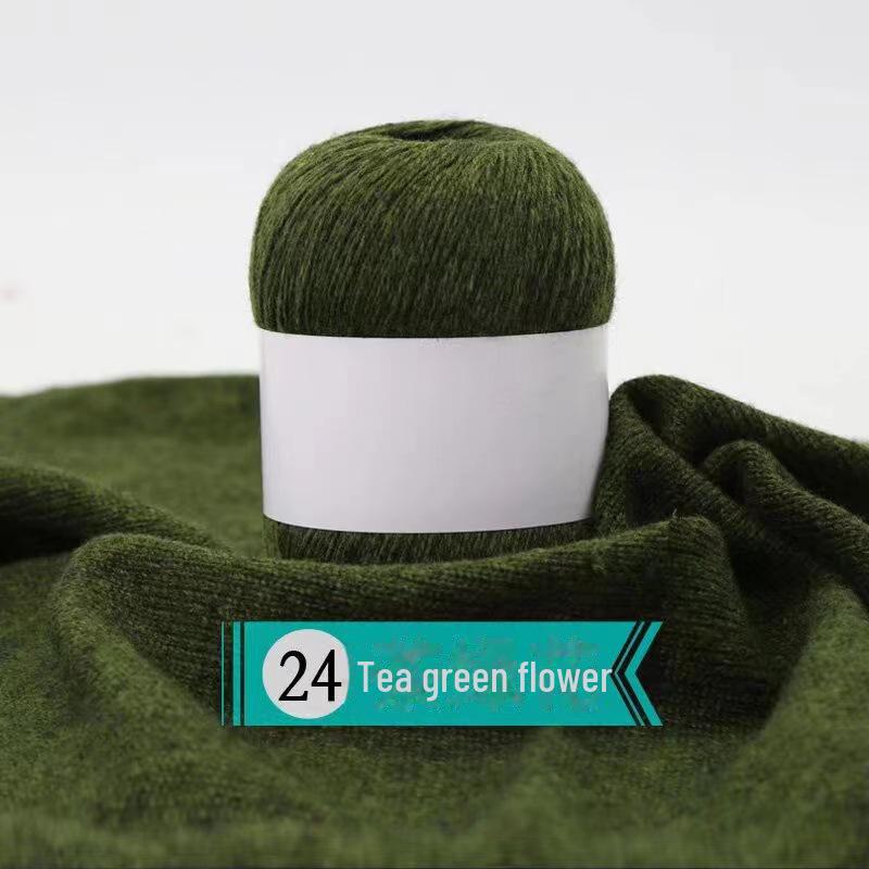 Hand-woven Cashmere Yarn - 3 Ply Soft Wool for Sweaters - Spot Processed Ball of Yarn