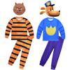 Cosplay Kleidung Detektiv Hund Katze Bedruckt Kinder Unisex Bekleidungssets