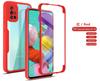 For Samsung Galaxy A51 Case 360 Clear PC Shockproof Phone Cover For GalaxyA51 A 51 With Screen Protection Silicone Bumper Funda