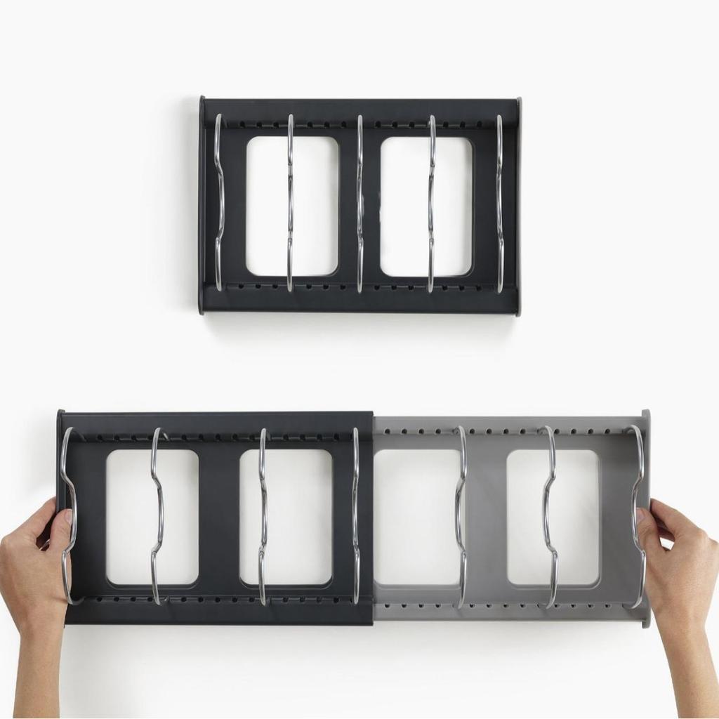 Extendable Kitchen Utensil & Cookware Organizer Rack