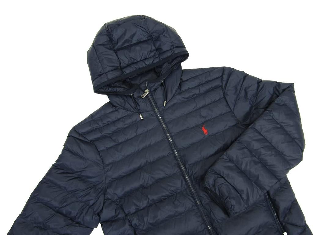 RALPH Packable Padded Jacket Insulation Parka 0101887 S Size NAVY [POLO LAUREN] Men's [Item]