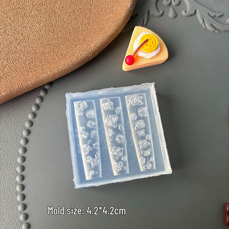 Stampi per Unghie Artistiche 3D in Alta Trasparenza - Design Orsetto, Fiocco, Bouquet