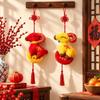 Year of The Sheep Plush Sheep Hanging Ornament Zodiac Charm Spring Festival Charm  Spring Festival