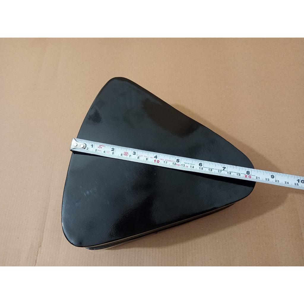 VINTAGE BSA,ARIEL TRIANGULAR TOOL BOX BLACK PAINTED STEEL |Fit For