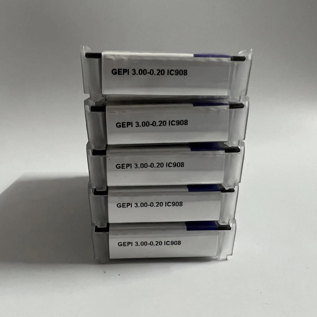ISCAR / GEPI3.00-0.20 IC908 / Original Carbide Blade 10 Pcs