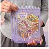 D Miniature Scene Sticker Book Cute Town For Kids Scrapbooking