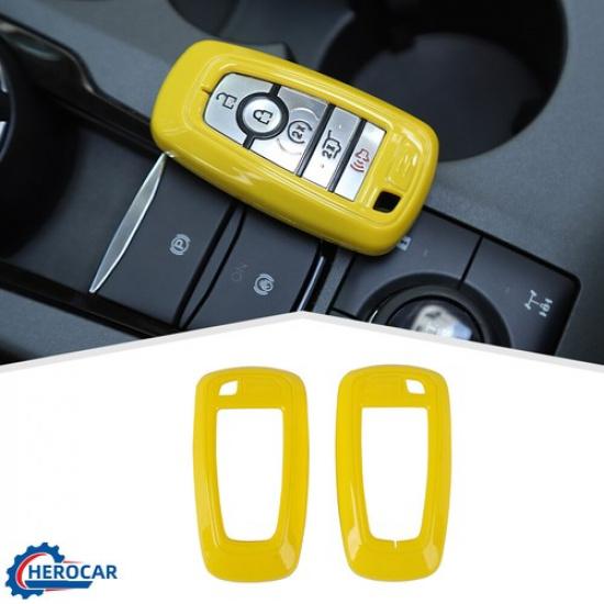 For Ford Bronco/Bronco Sport -2025 Key Fob Cover Case Shell Protector Yellow