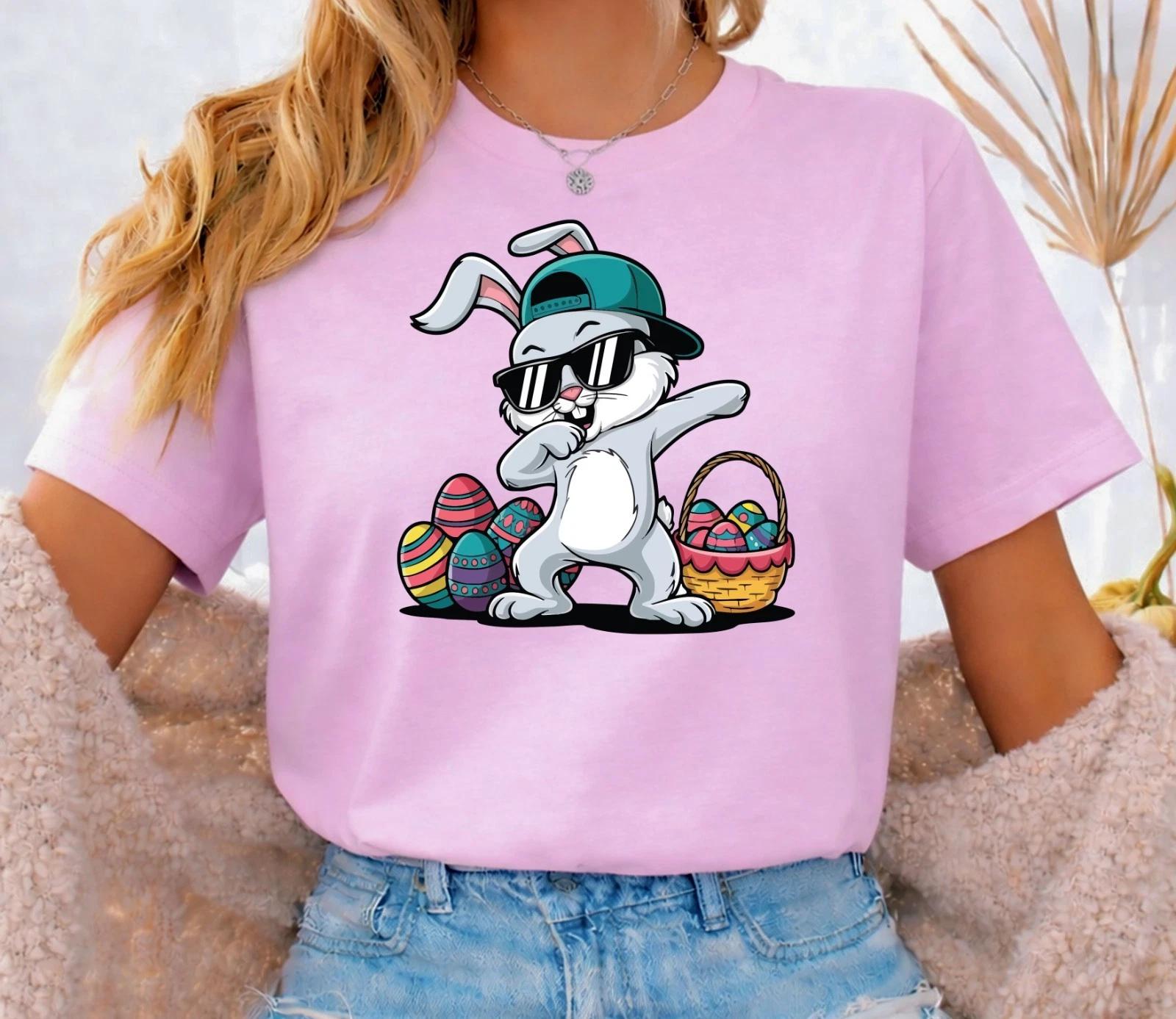 Happy Easter Bunny T-shirt Comfort Easter Shirt, Floral Easter, Magical Easter 6 4XL