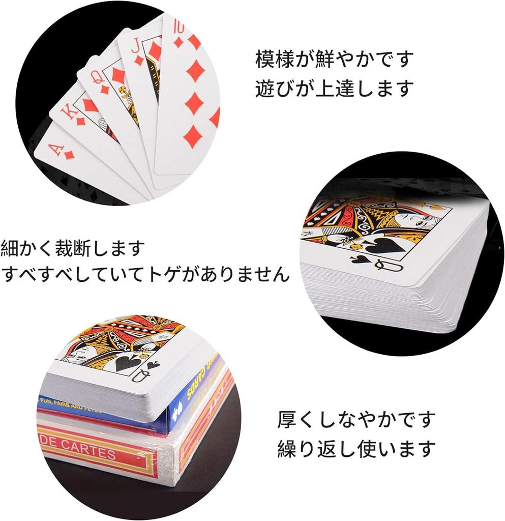 King Size Playing Extra Big Trumps Cards, Large, Family-Friendly, 2x-6x Magic, Jokes, (6x)