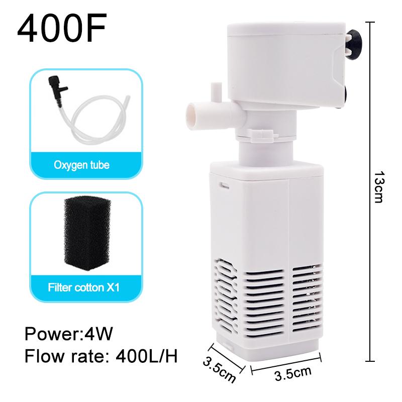 Aquarium Filter Pump Fish Tank Submersible Silent Air Oxygen Aerator Water Change Pump Aquarium Air Pump Wave Maker 220v