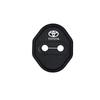 Car Door Lock Silicone Protector Cap for Toyota Camry RAV4 Corolla Yaris Hilux C-HR Land Cruiser Prius Prado Avalon Stickers