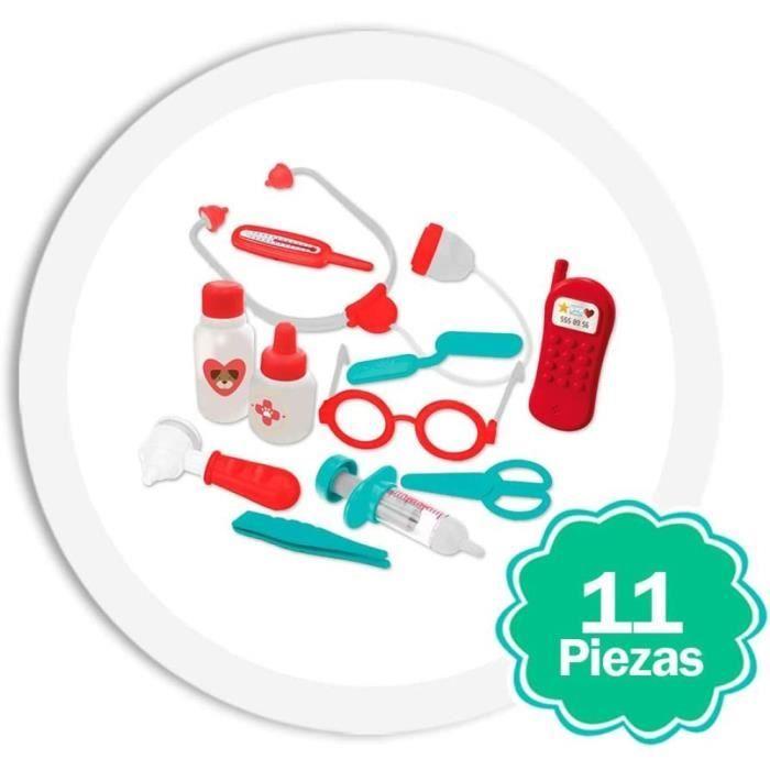 Children's Playhouse - CHICOS - Veterinary Center - Green and White - 106x84x20 Cm