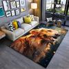 Golden Retriever In Warm Glow Suitable As a Non-slip Mat for the Living Room or Bedroom Sofa