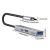 2 in 1 USB C OTG Charging Adapter USB 3.2 Gen1 OTG Splitter PD60W Fast Charging 5Gbps Data Transfer Cable for Phone
