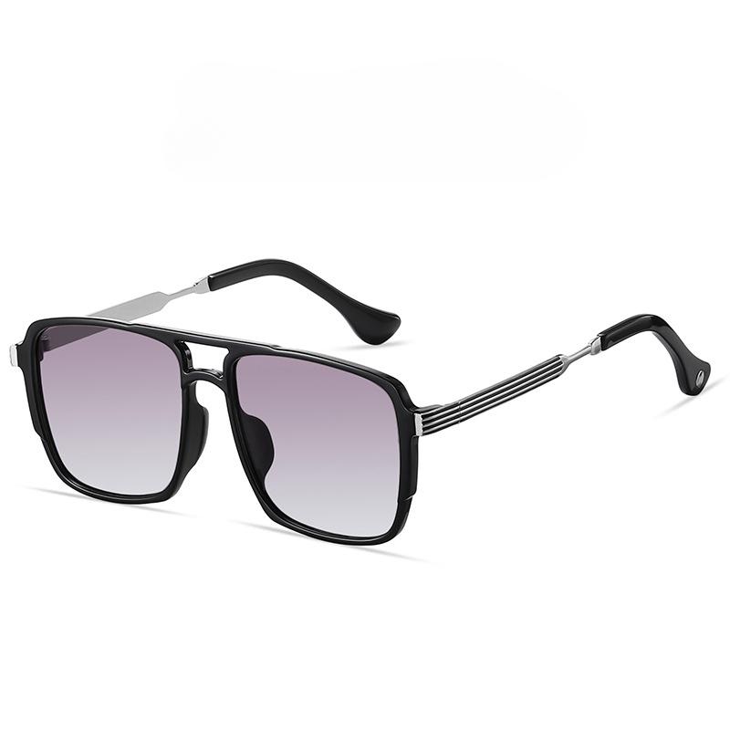 New Polarized Sunglasses Trendy Double Beam Tr Sunglasses Large Frame Men's and Women's Same Sun Glasses