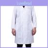 Comfortable Casual Doctor Nurse Uniform Long Sleeve Lab Coat White Workwear