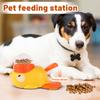 Little Yellow Ducks Pet Food Dispenser, Interactive Toy For Cats And Dogs, Automatic Feeder, Cats Toy