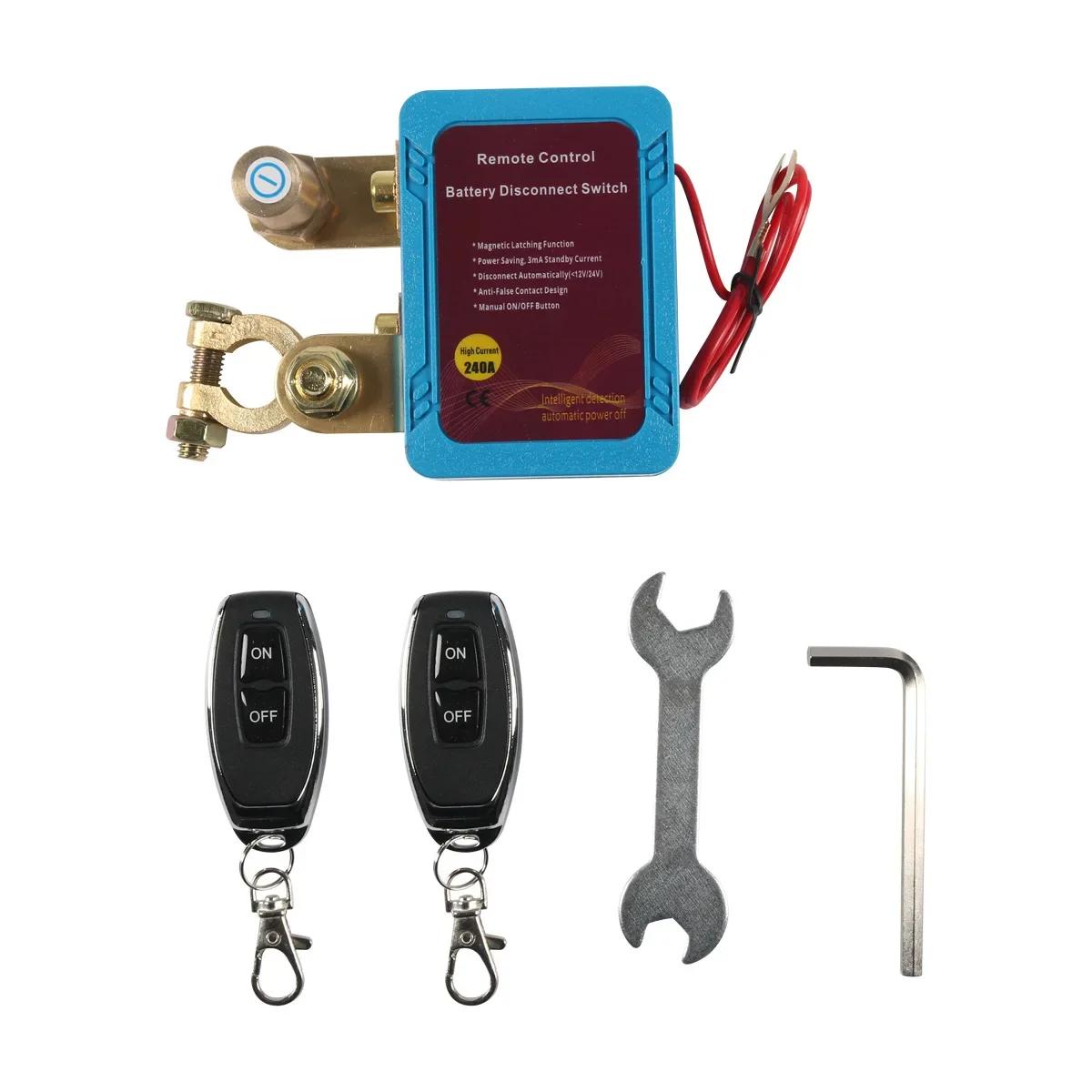 

Автомобильный пульт дистанционного управления аккумулятором 12 В 24 В 240 А выключатель автоматического отключения питания автомобильный пульт дистанционного управления аккумулятором