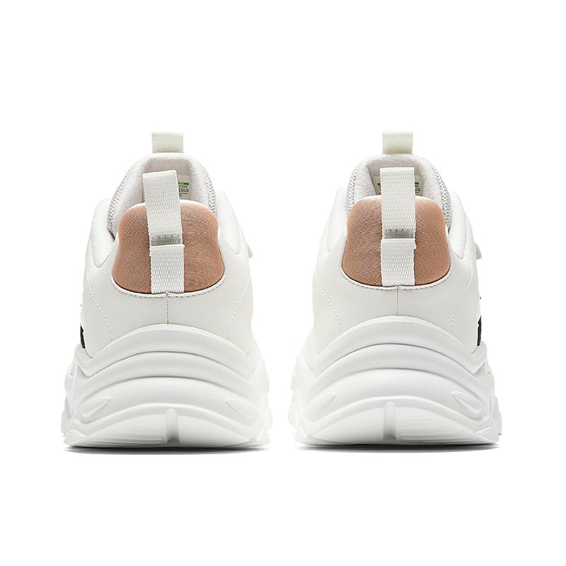 Anta Life Series Simple Comfortable Shock Absorbing Non-Slip Low-Top Casual Shoes Men Sneaker White Blue 112438892S-2