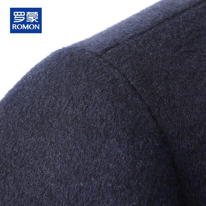 ROMON Men's Cashmere Blend Wool Lapel Jacket