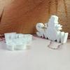 Creative Snowman Snow Letter Sign Silicone Mold For Handmade Cement Plasters Figurine Holiday Gift Home Decors Projects