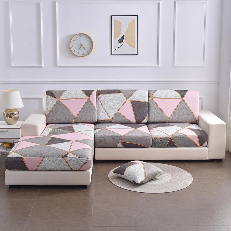 Elastic Sofa Cushion Cover Anti-Dust Sofa Cover For Living Room Pets Kids Seat Cover Chaise Longue Corner L Shape Sofa Slipcover