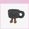 Soft And Cute Gray Plush Coffee Cup Toy For Children With Comforting Doll Features